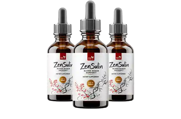 Zensulin liquid botanical blood sugar supplement — 8-ingredient TCM formula